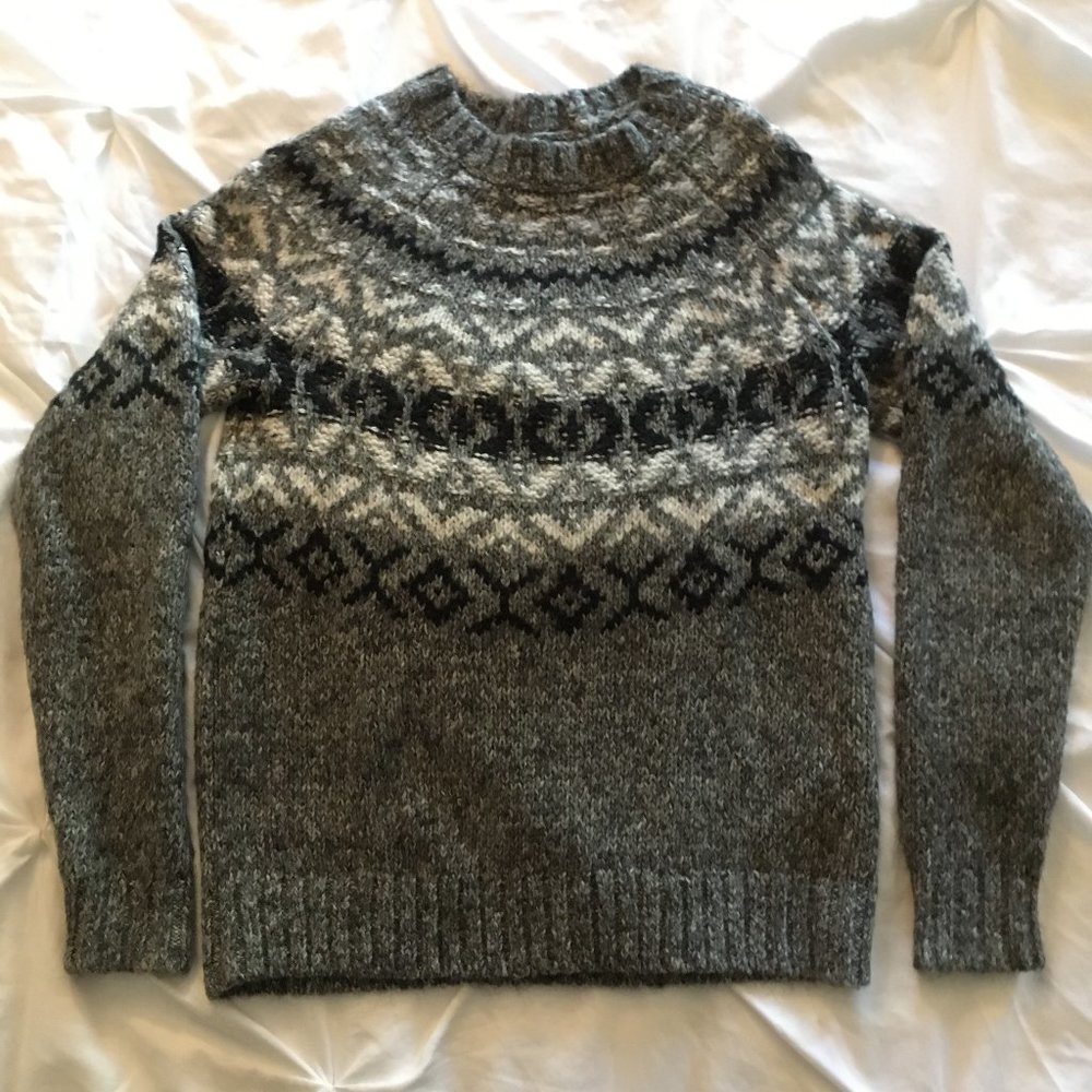 Abercrombie & Fitch sweater | Grey | Black | Women's XS